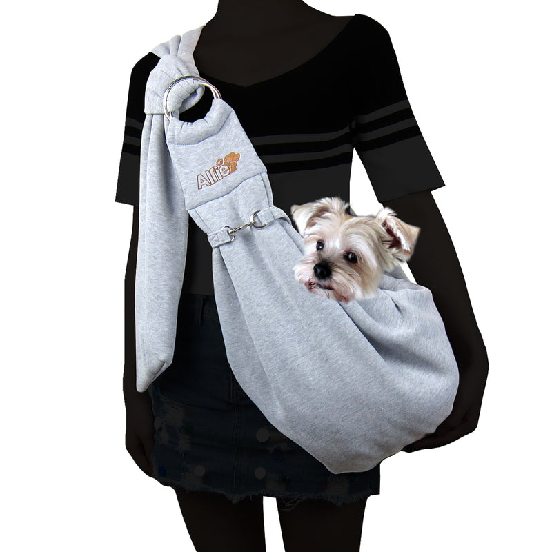 Chico Grey Pet Sling Carrier with Adjustable Strap