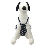 Frona Diaper Dog Sanitary Pantie with Suspender Navy