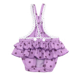 Frona Diaper Dog Sanitary Pantie with Suspender Purple