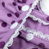 Frona Diaper Dog Sanitary Pantie with Suspender Purple