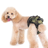 Maxine Sanitary Pantie with Velcro Closure Green