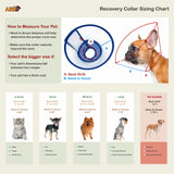 Zumi Recovery Collar with Soft Edge V2 Blue - Velcro Closure