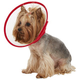 Zumi Recovery Collar with Soft Edge V2 Red - Velcro Closure