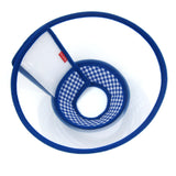 Zumi Recovery Collar with Soft Edge V2 Blue - Button Closure