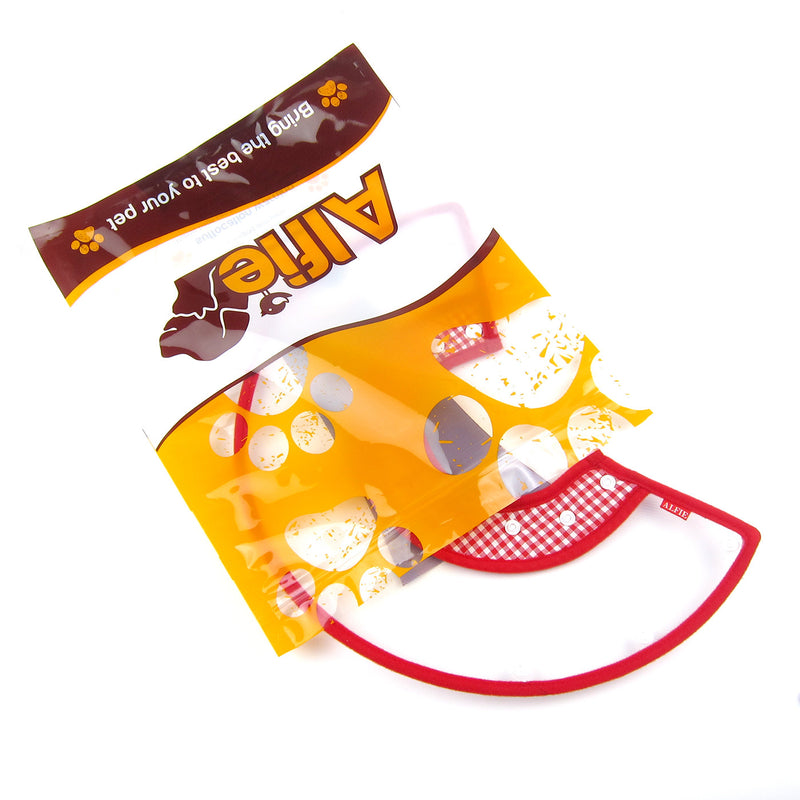 Zumi Recovery Collar with Soft Edge V2 Red - Button Closure