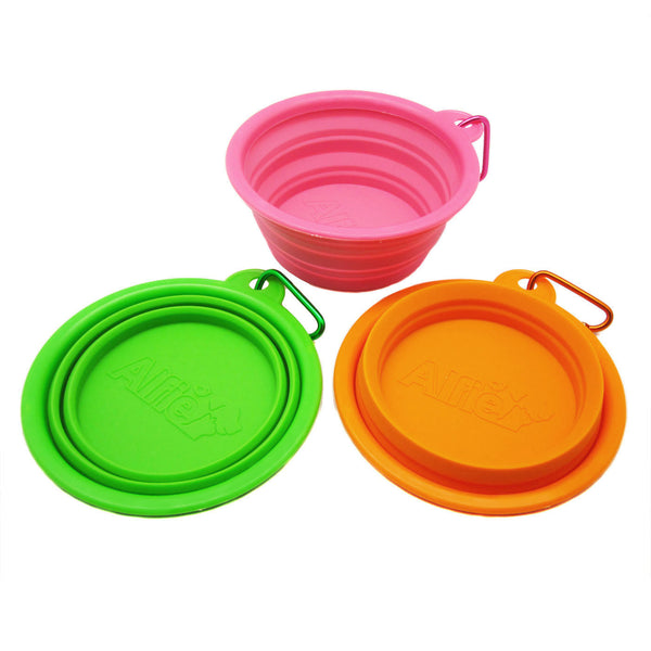 Rosh Silicone 3-Piece Set Expandable/Collapsible Bowl with Carabineer